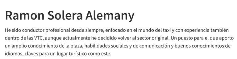 perfil profesional conductor ejemplo
