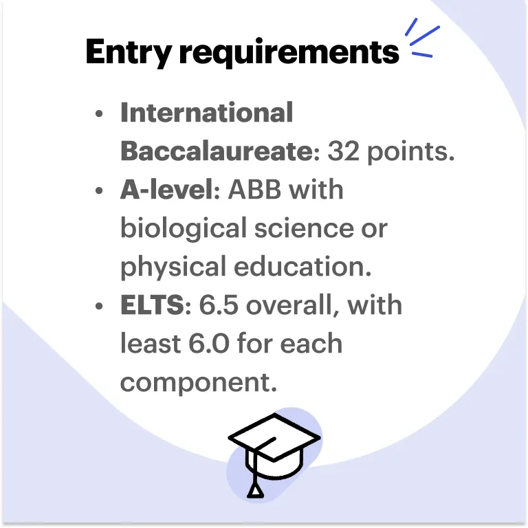 Physiotherapist CV - entry requirements