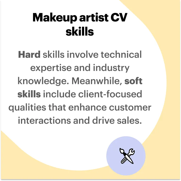 Makeup Artist CV Skills