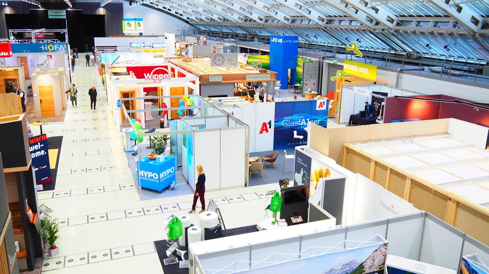 Übersicht über eine Messe im Design Center