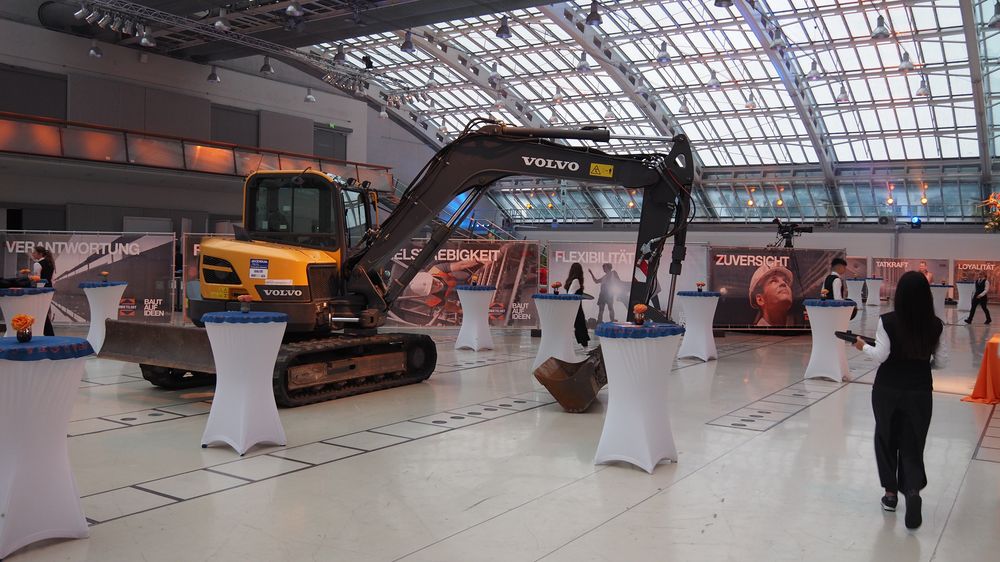 Ein Kran im Design Center