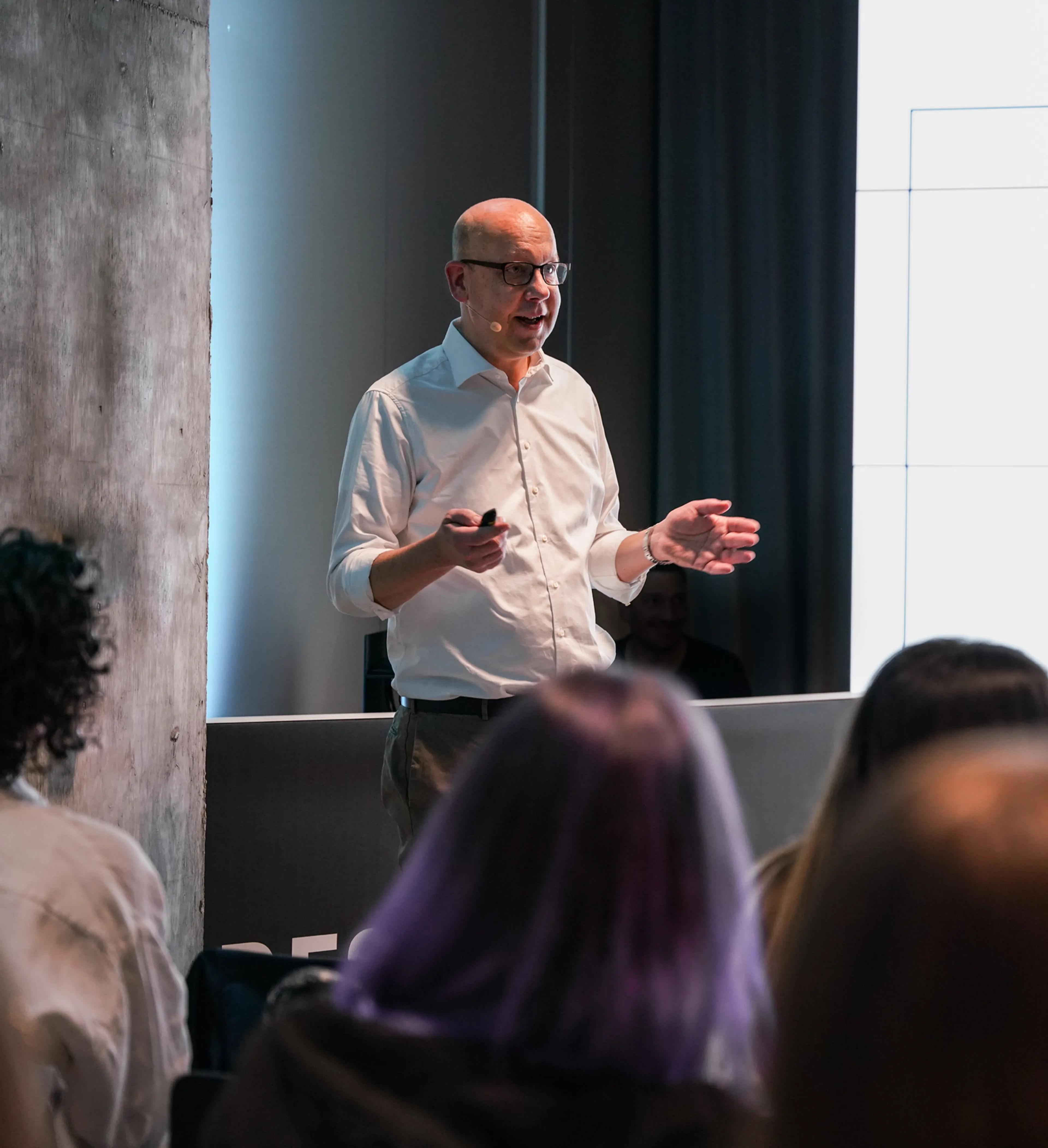 Boris Terwey, CEO der interone, auf der internen Veranstaltung "OneConference"