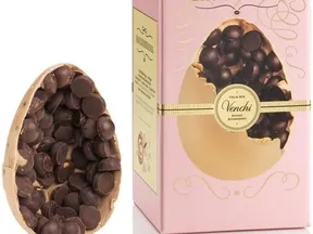 Coleção da Páscoa - ovo de chocolate BaciodiDama, 600 g - Biscoitos de avelãs crocantes do Piemonte IGP - com surpresa - ideia de presente - sem glúten