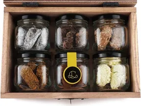 Caixa de chocolate belgas artesãos - Variedade de 30 trufas de chocolate com: Chili, pistácio, Cookies, Pedro Ximenez, Whisky e champanhe ideal para desfrutar e presente - Chocolate -