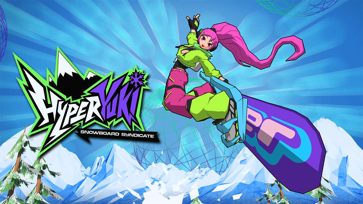 HYPERyuki: Snowboard Syndicate key art