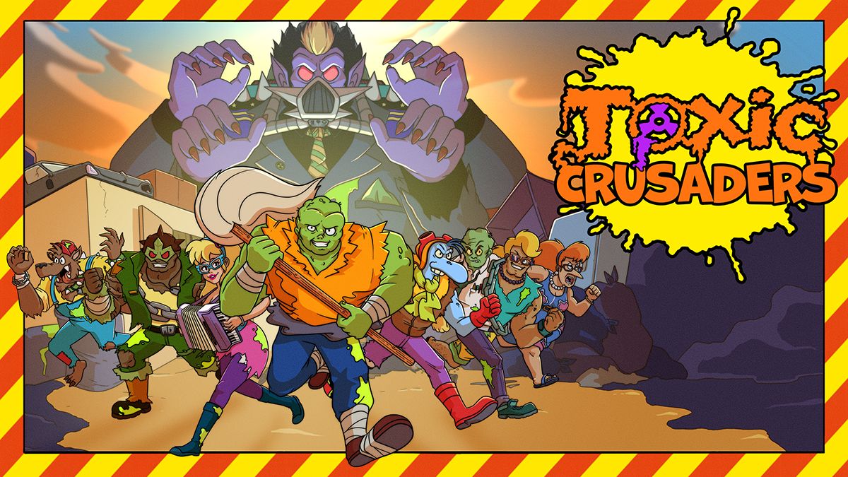 Toxic Crusaders key art