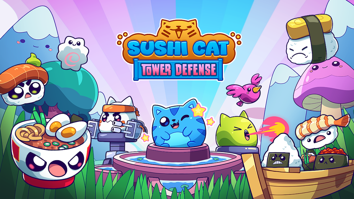 Sushi Cat - Tower Defense key art