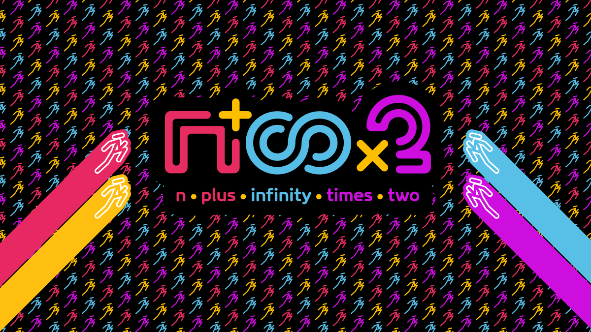N PLUS INFINITY TIMES TWO key art
