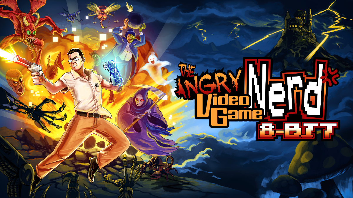 Angry Video Game Nerd 8-Bit key art