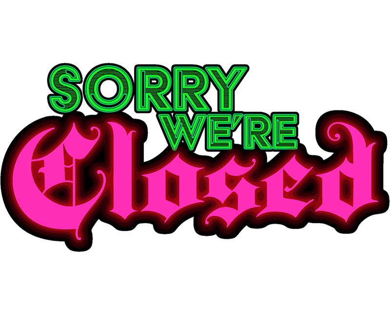 Sorry We're Closed logo