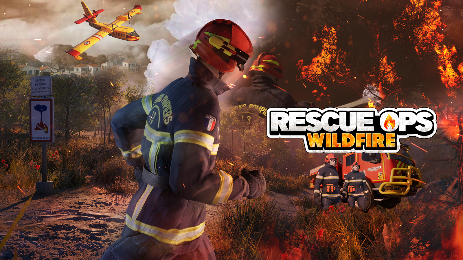 Rescue Ops: Wildfire key art