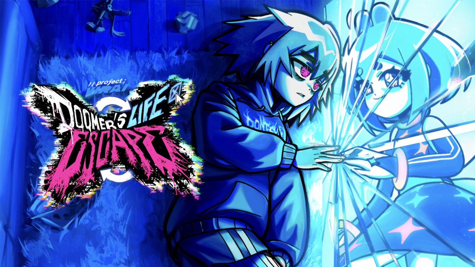 project; VIRAI: DOOMER’s LIFE ESCAPE key art