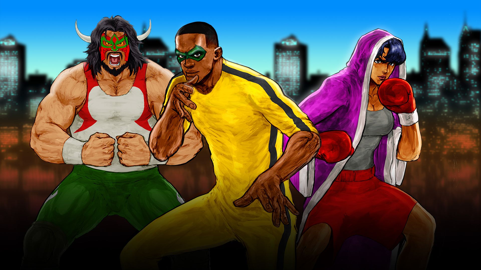 Treachery in Beatdown City: Ultra Remix key art