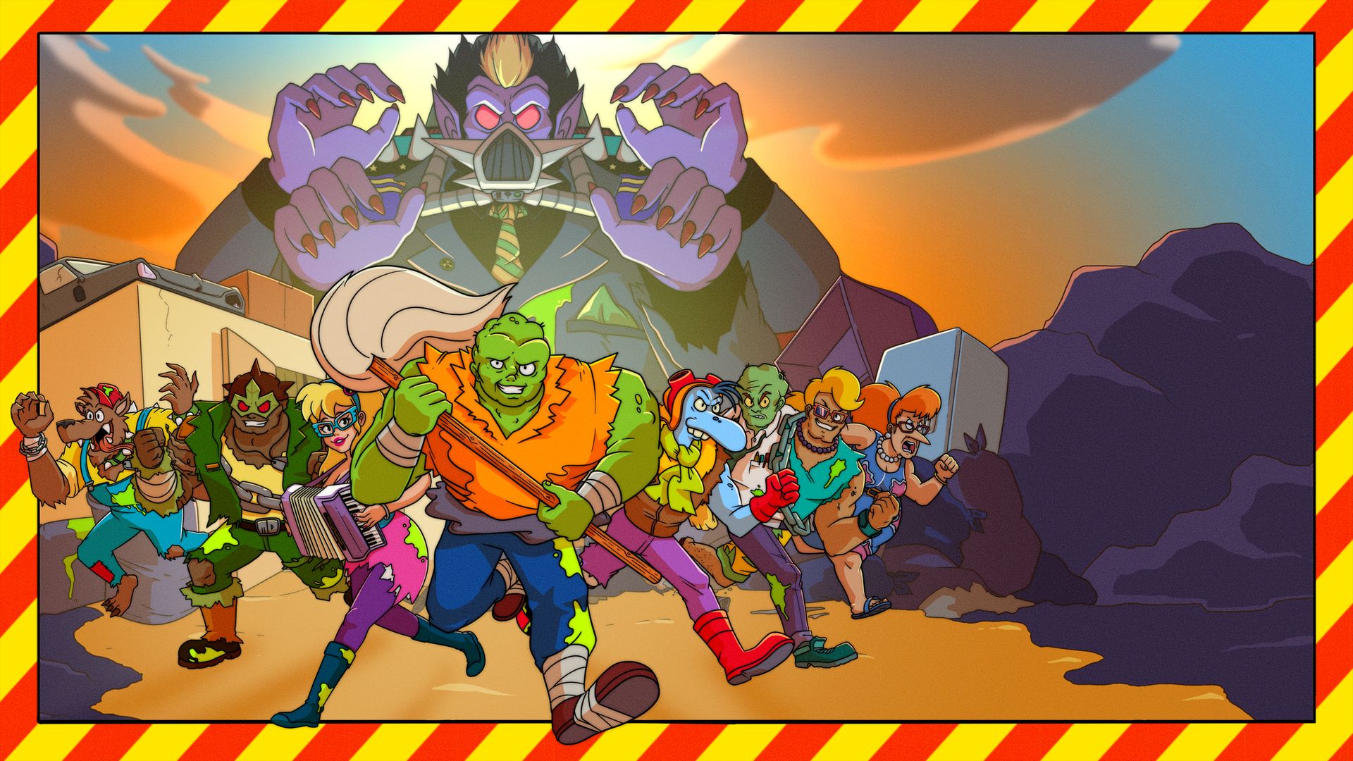 Toxic Crusaders key art