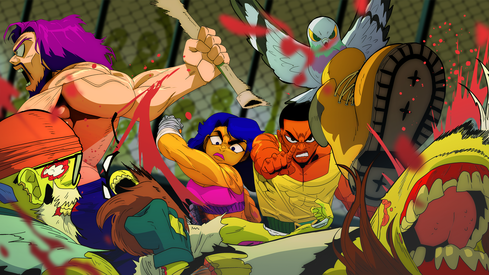Beatdown City Survivors key art