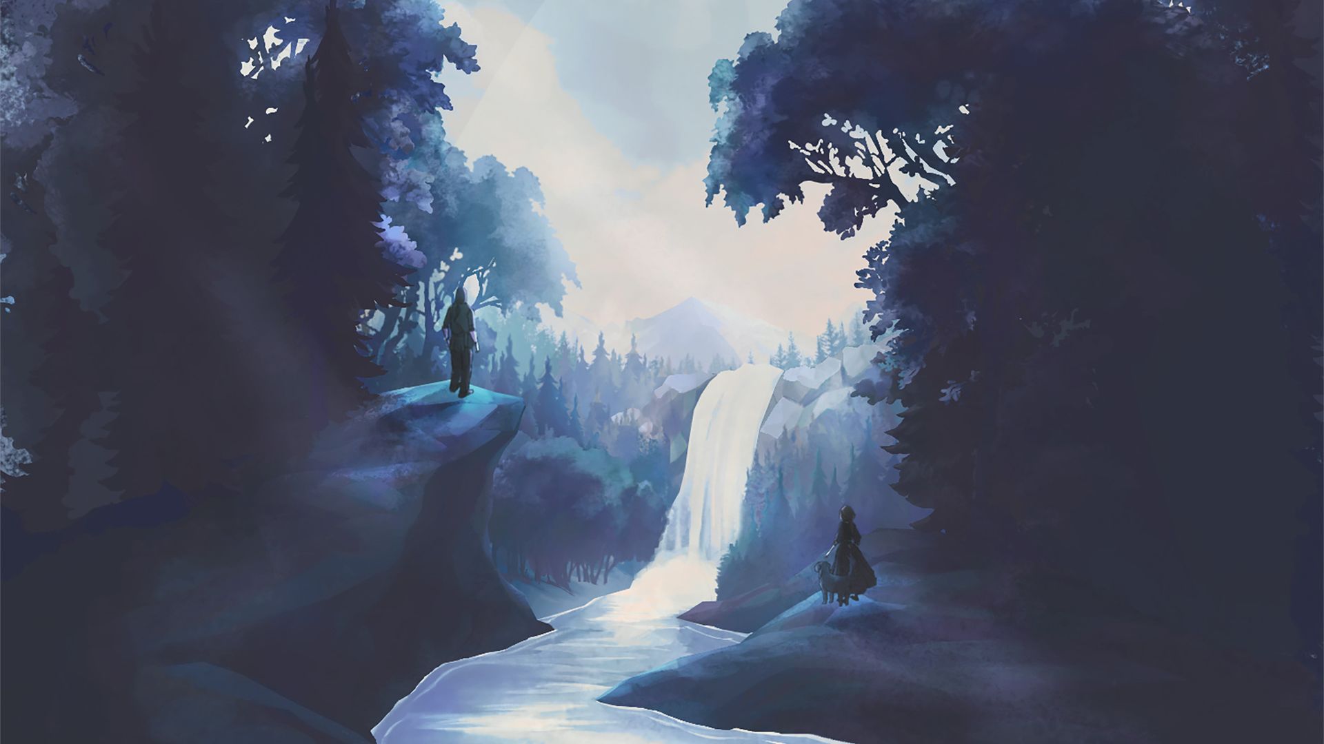 Two Falls (Nishu Takuatshina) key art