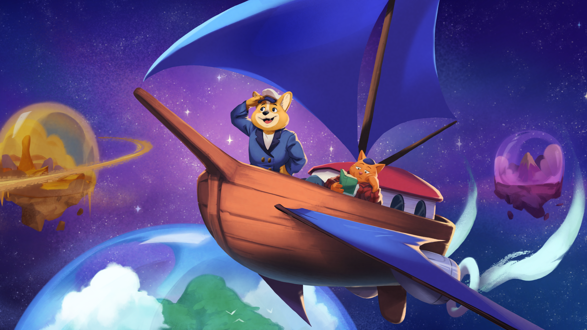Captain Corgi: Planetary Problem Solver key art
