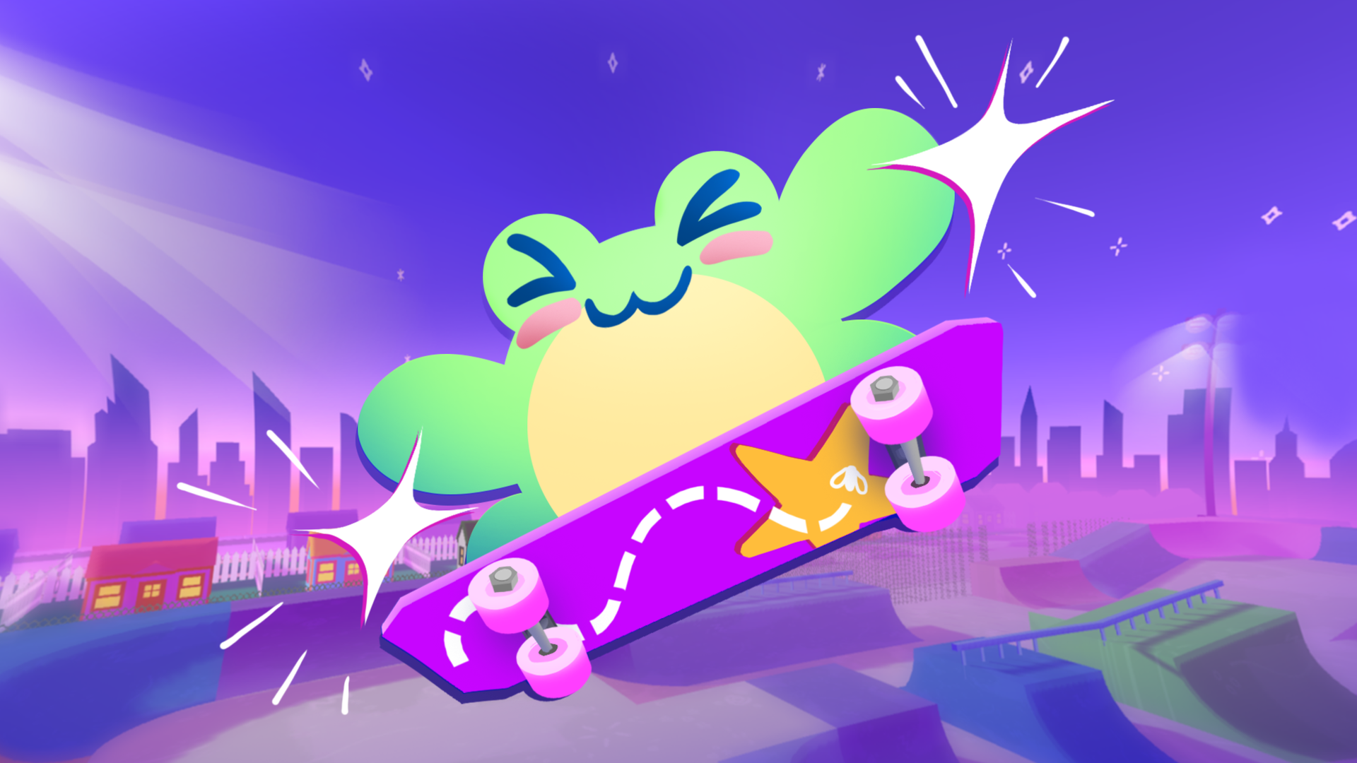 Olliefrog Toad Skater key art