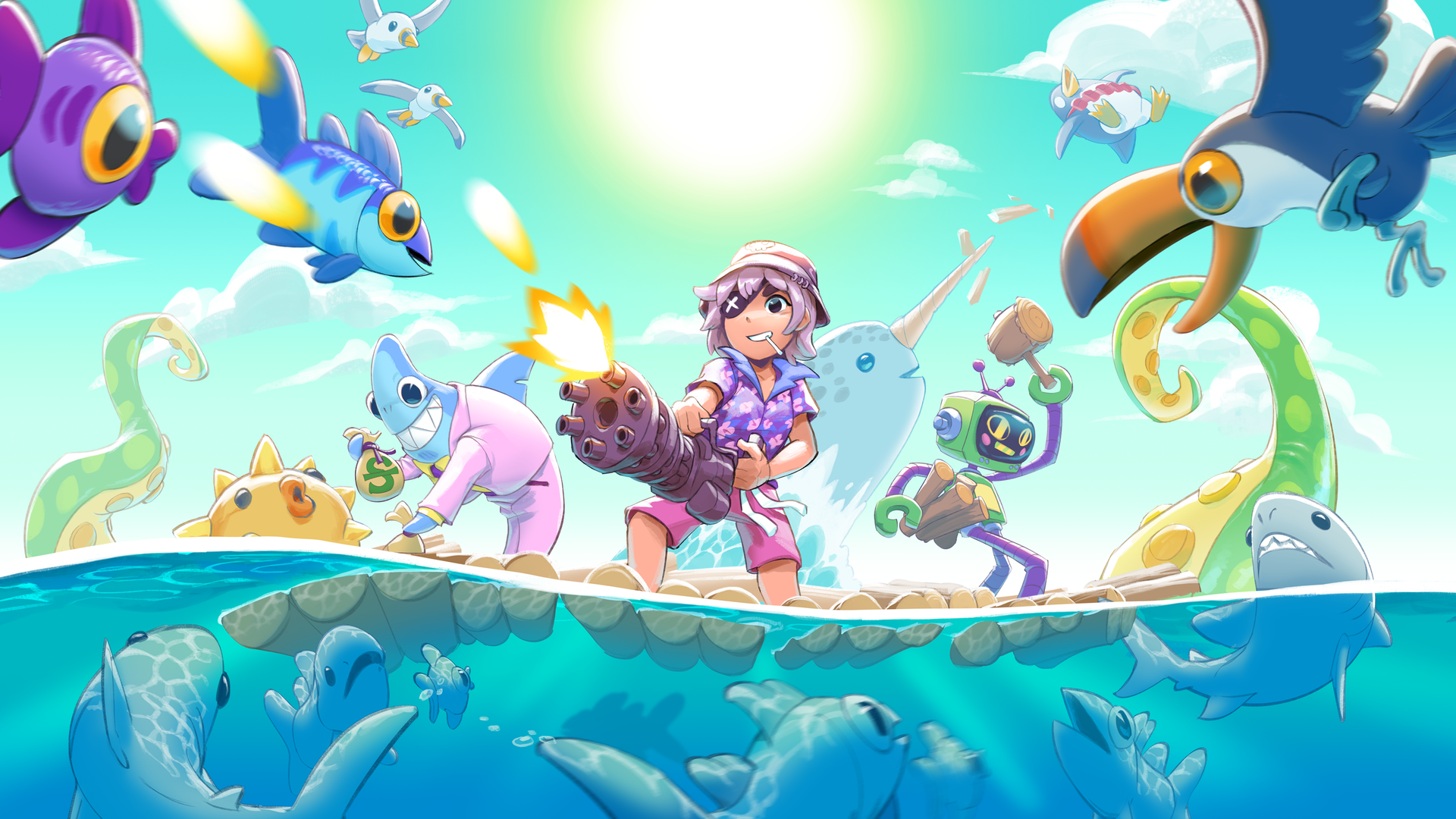 Super Raft Boat Together key art