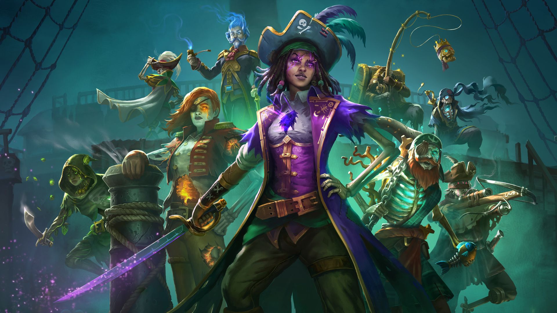 Shadow Gambit: The Cursed Crew key art