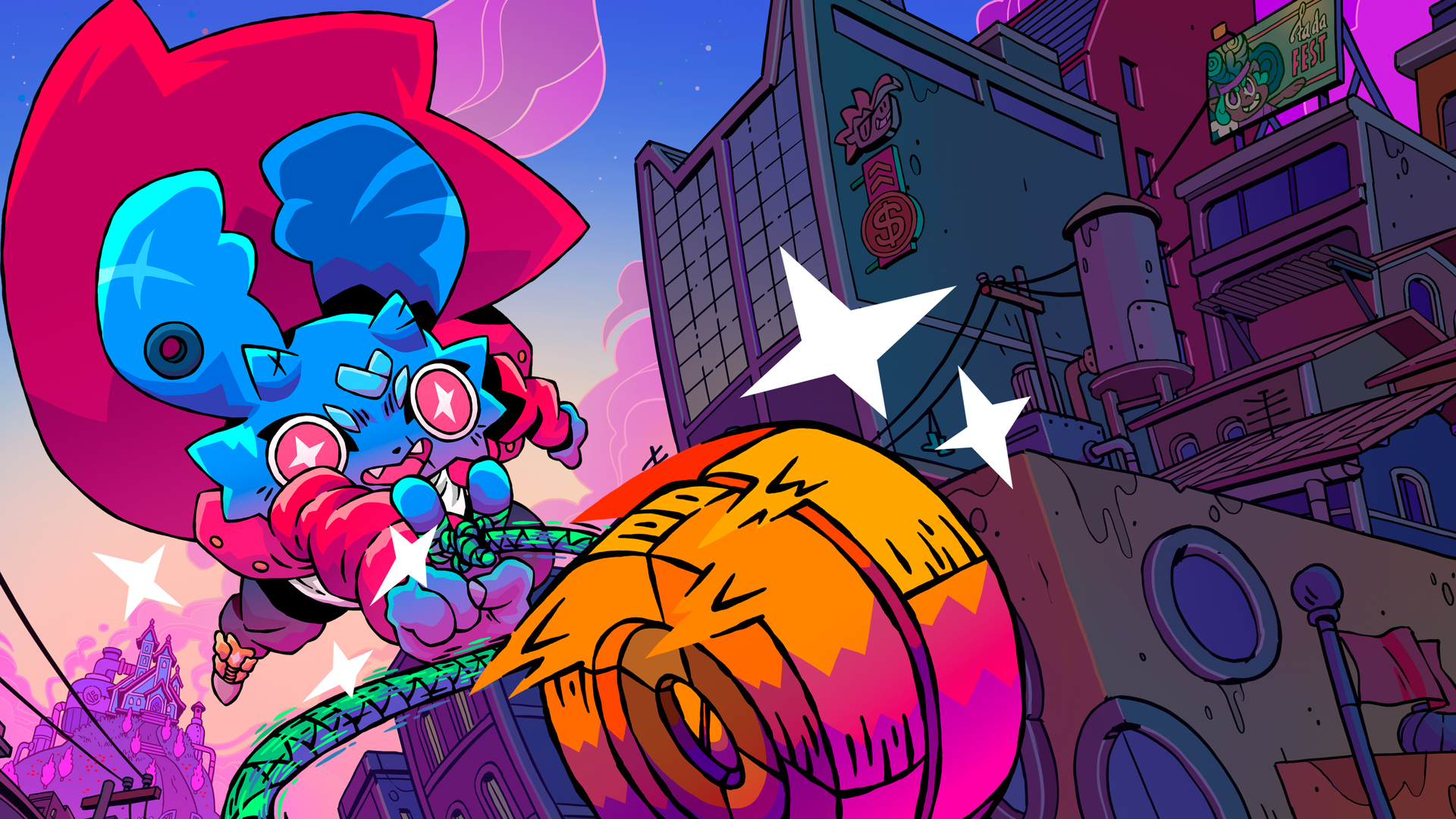 Pipistrello and the Cursed Yoyo key art