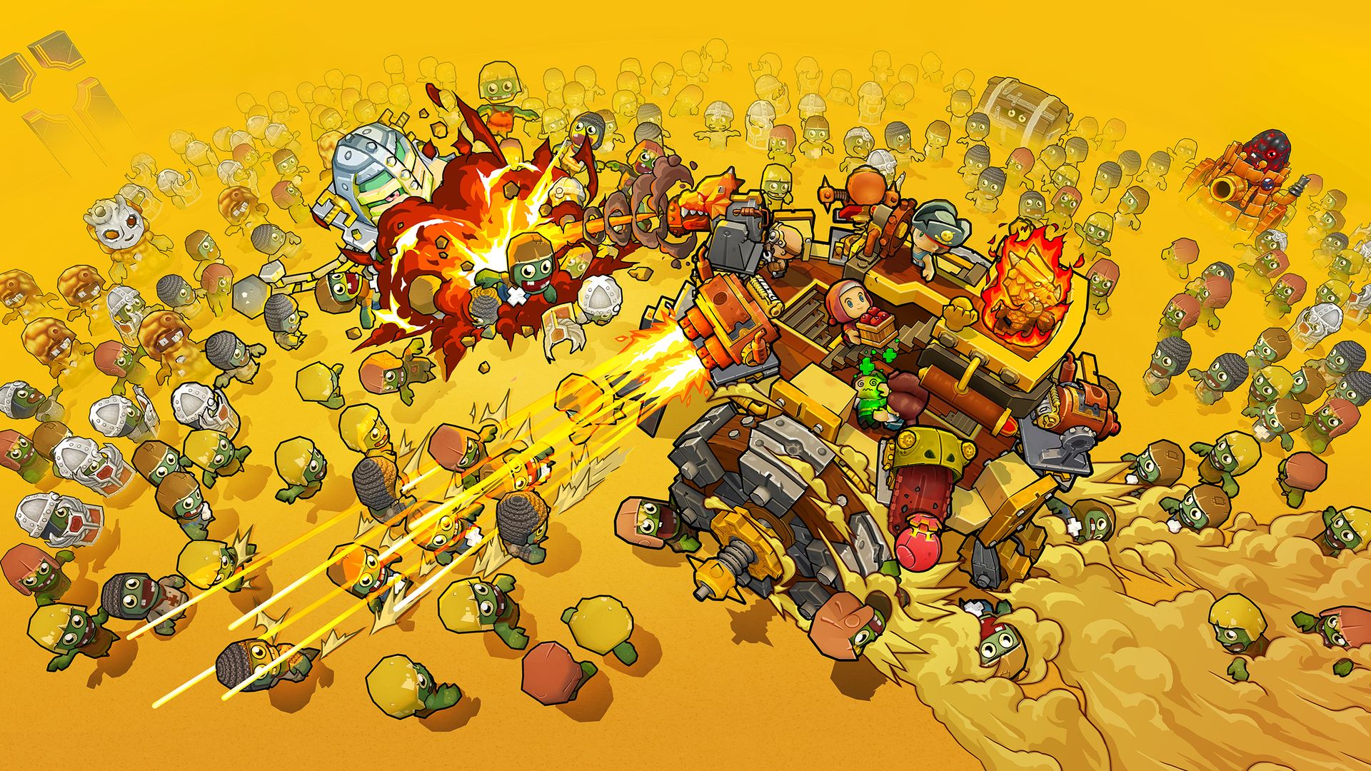 Zombie Rollerz: The Last Ship key art