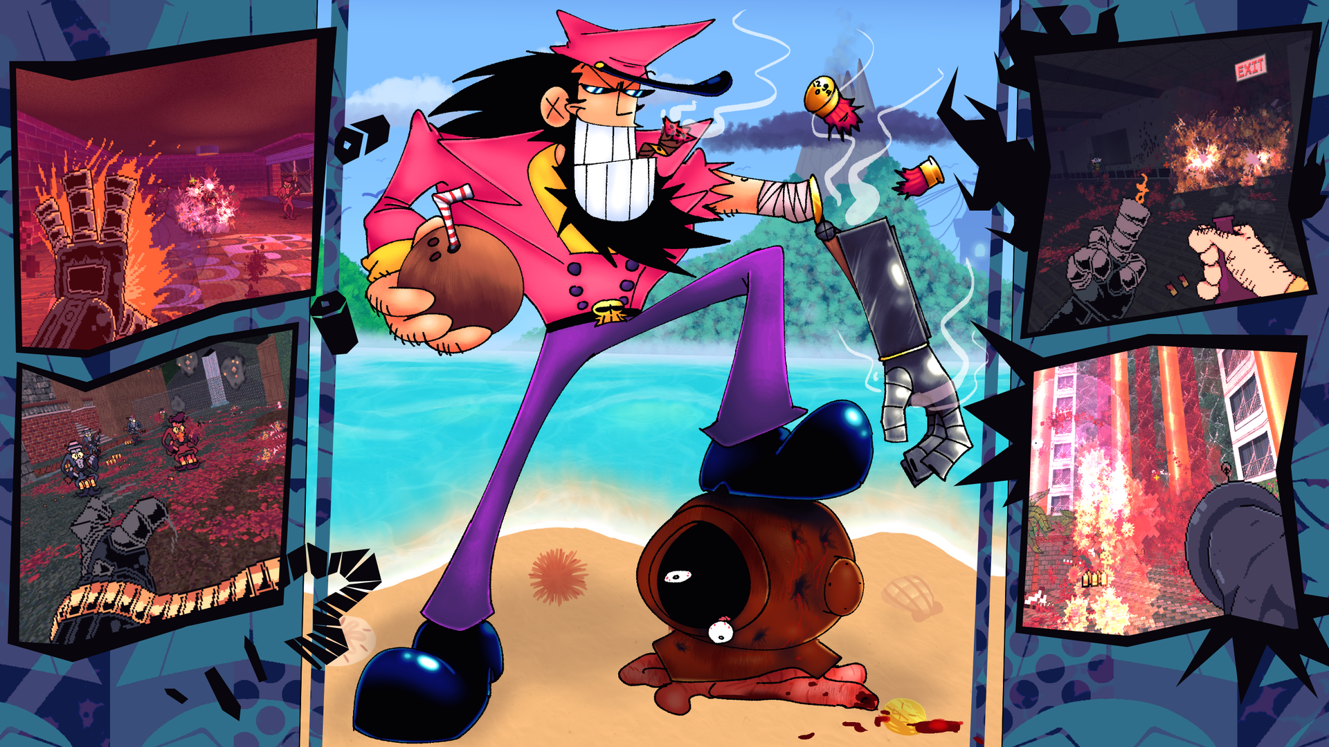Captain Wayne - Vacation Desperation key art