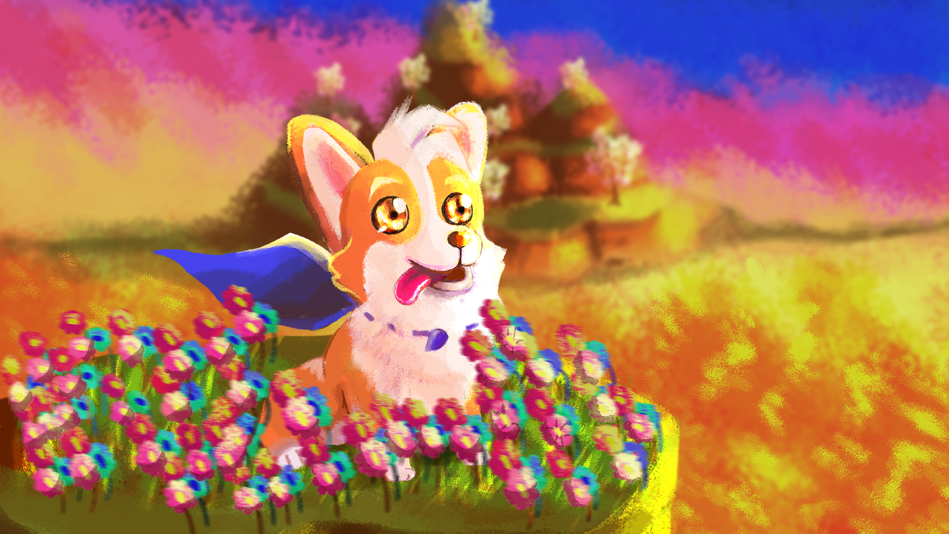 A Corgi's Cozy Hike key art