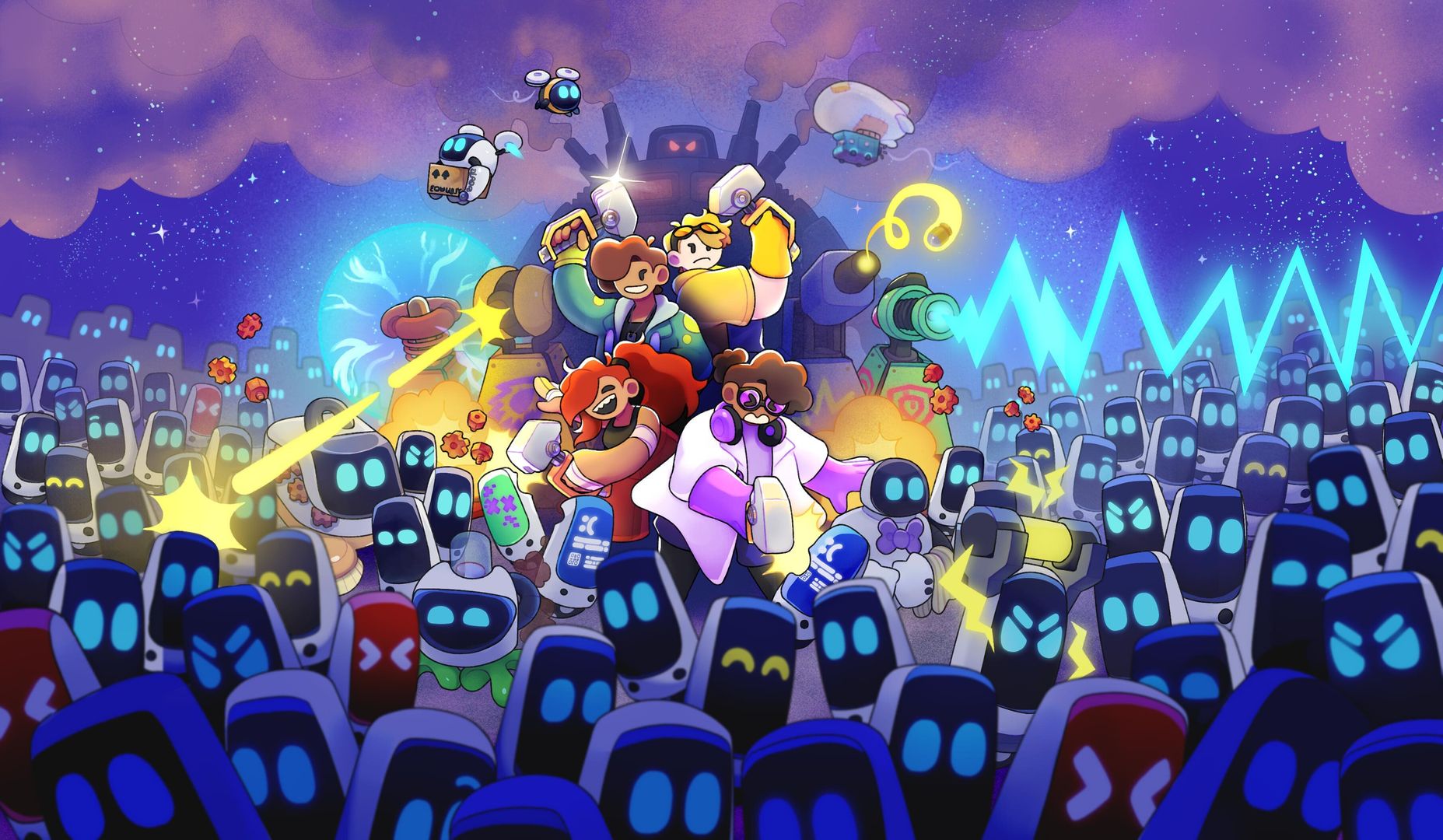 Bish Bash Bots key art