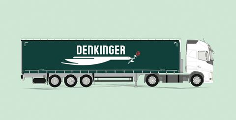 Denkinger Logistik LKW mit Logo