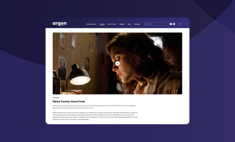 Argon film Desktop Detailseite Fiction