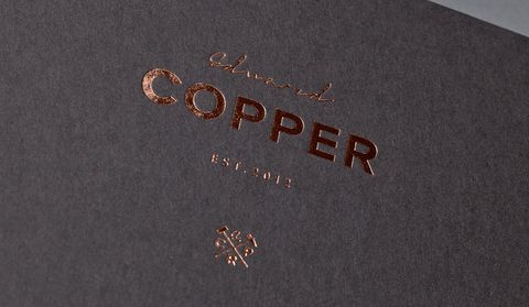 Edward Copper Veredelung auf Papier