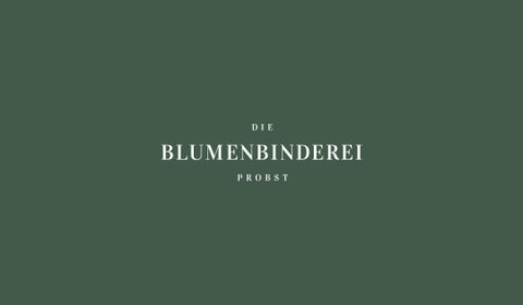 Blumenbinderei Probst Logo weiß