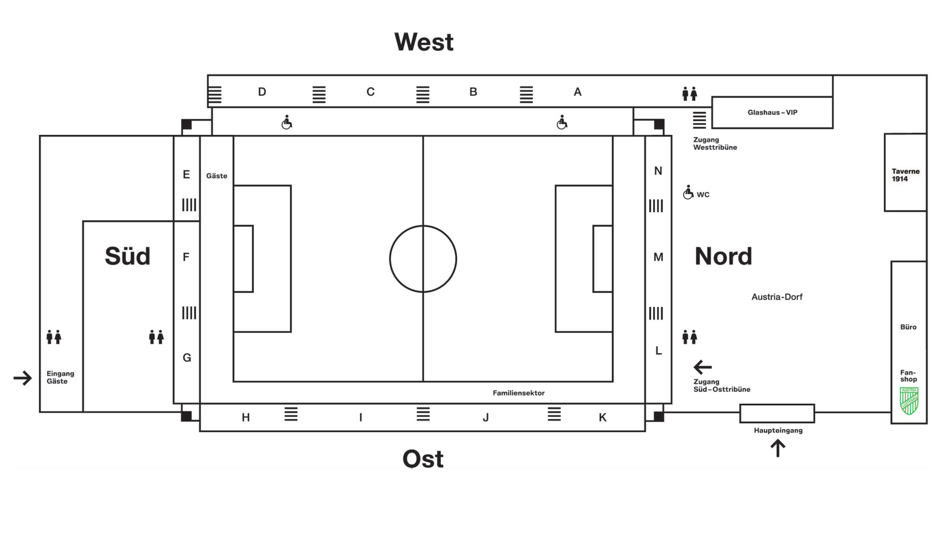 Stadionplan