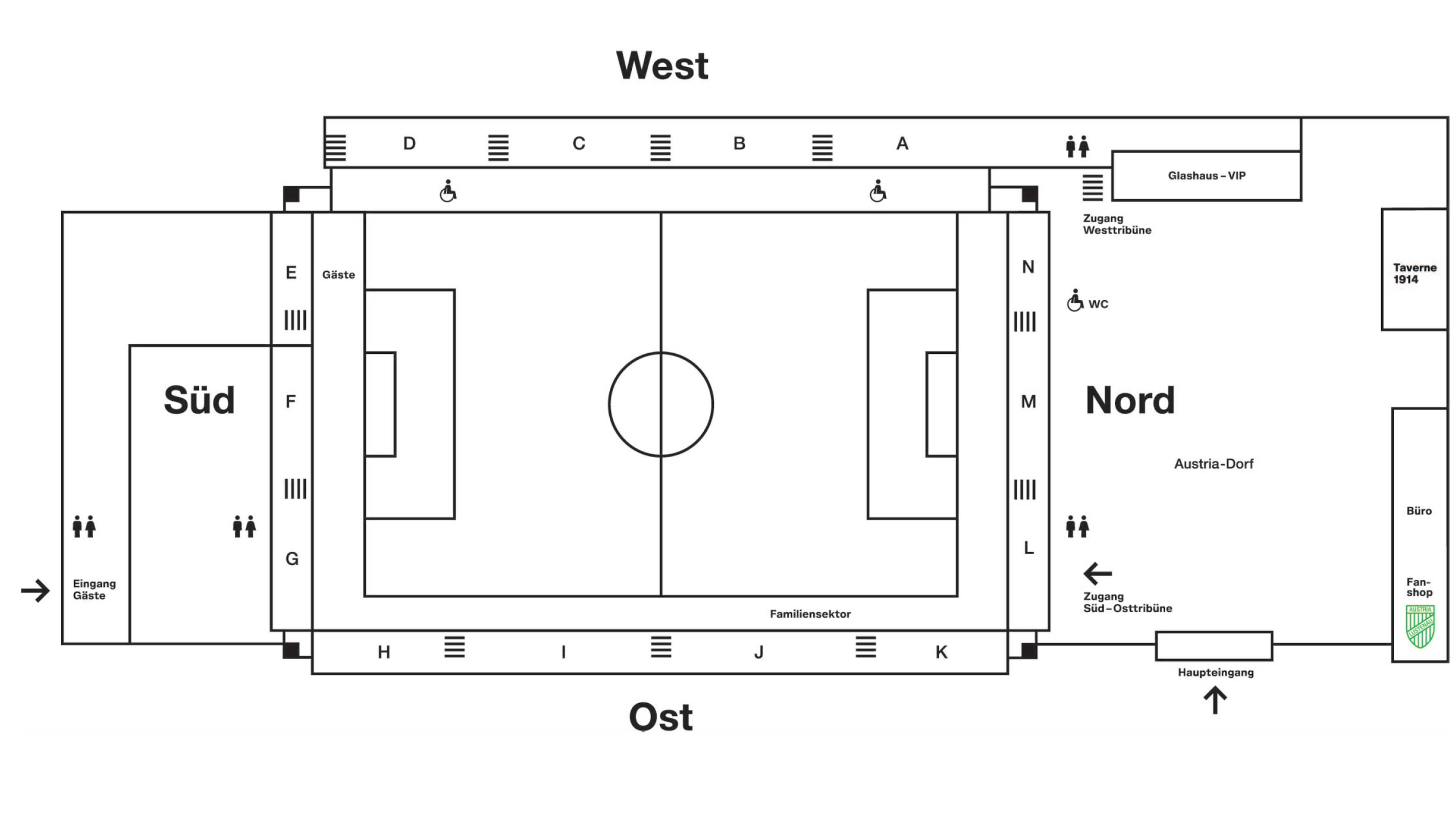 Stadionplan