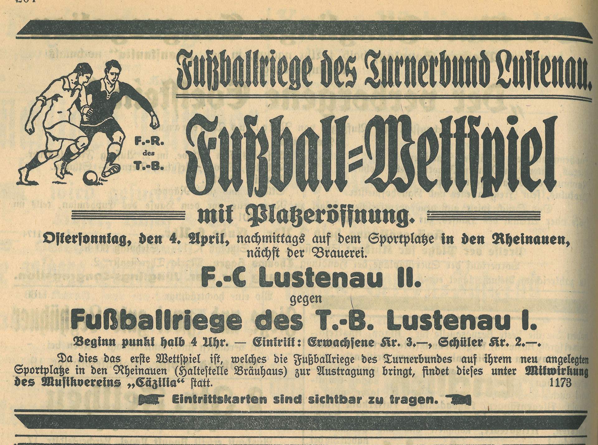 Fußball Wettspiel
