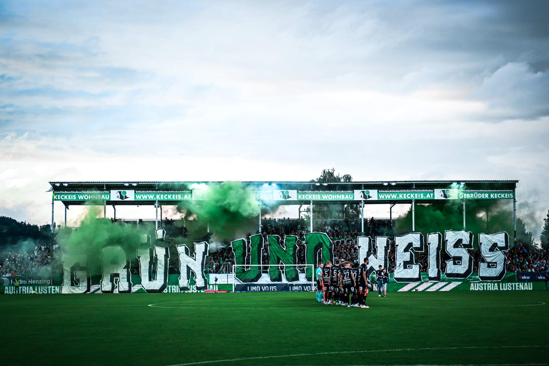 Ein letztes Mal wird die Nordtribüne beben