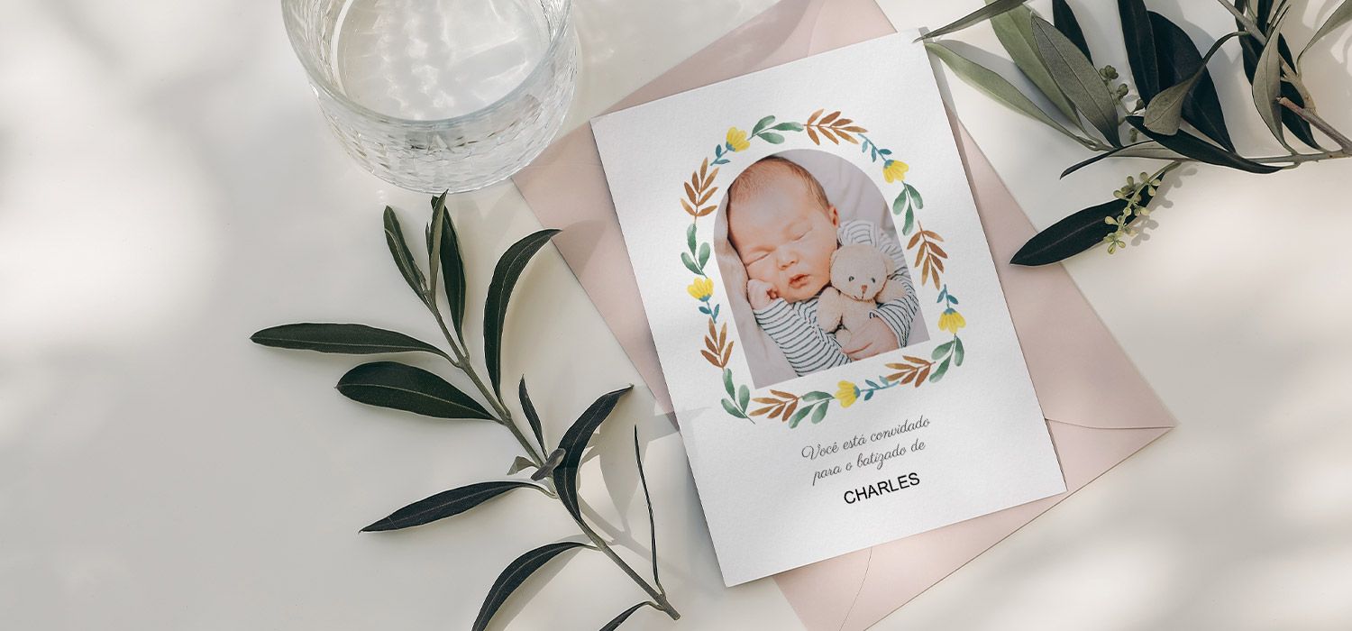 Christening invitation example