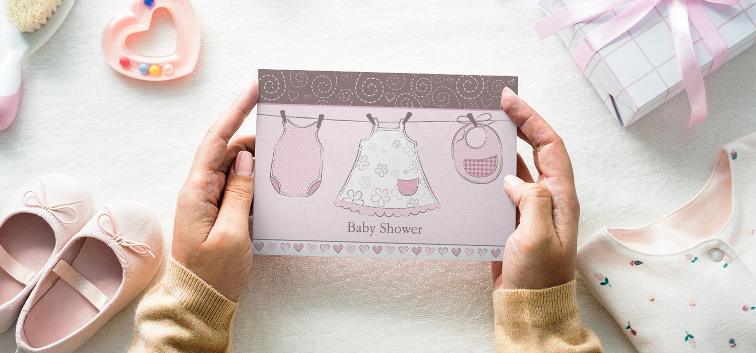 Invitations for a baby shower