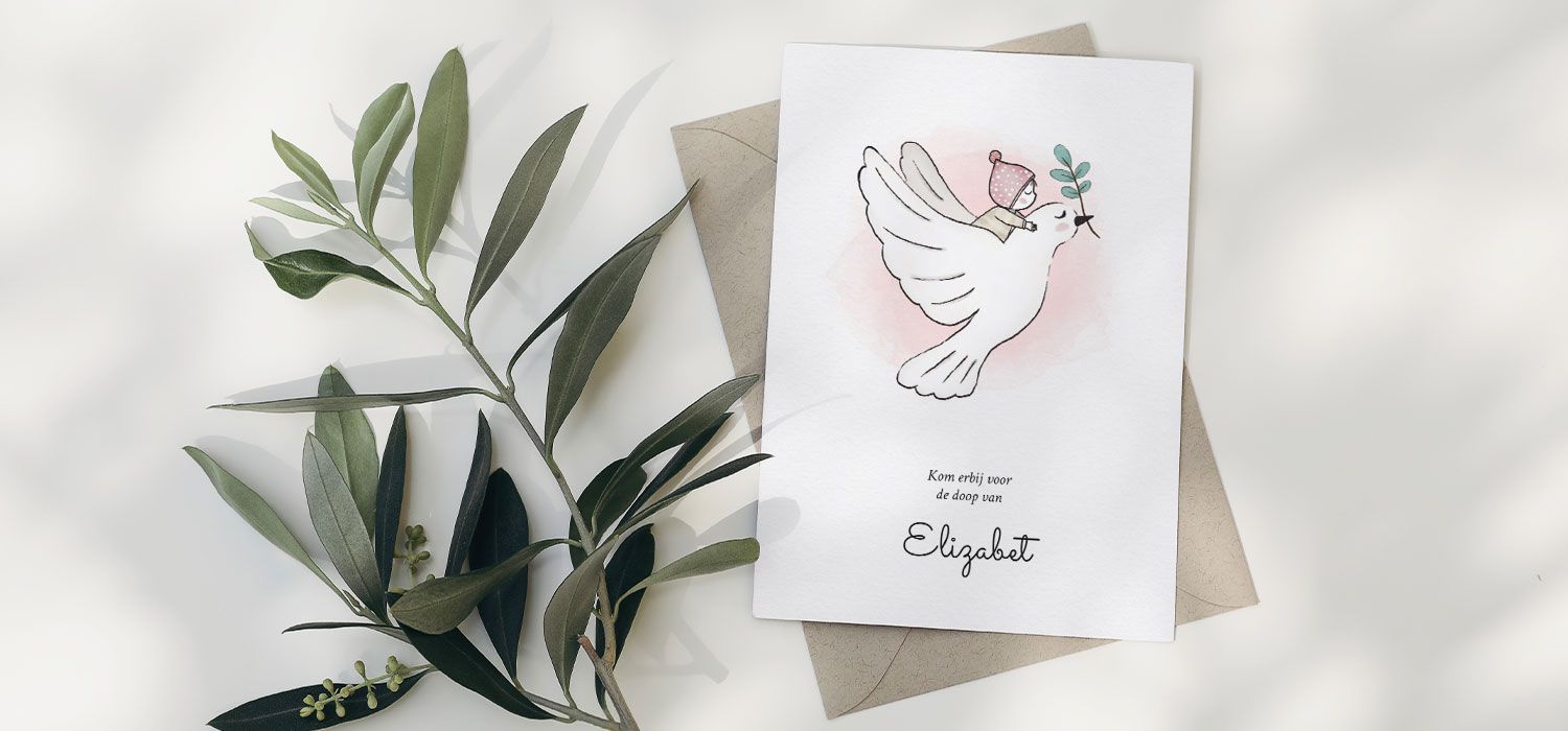 custom christening cards