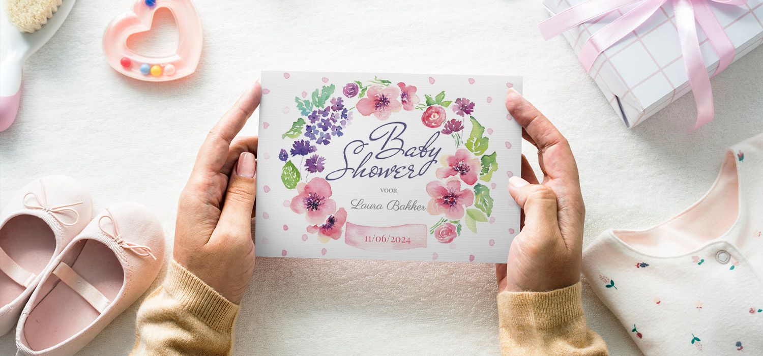 Invitations for a baby shower
