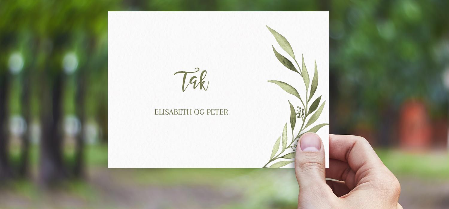 sustainable thank you cards
