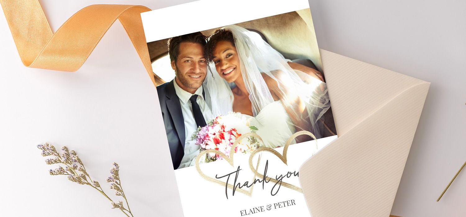 wedding thank you card wording ideas