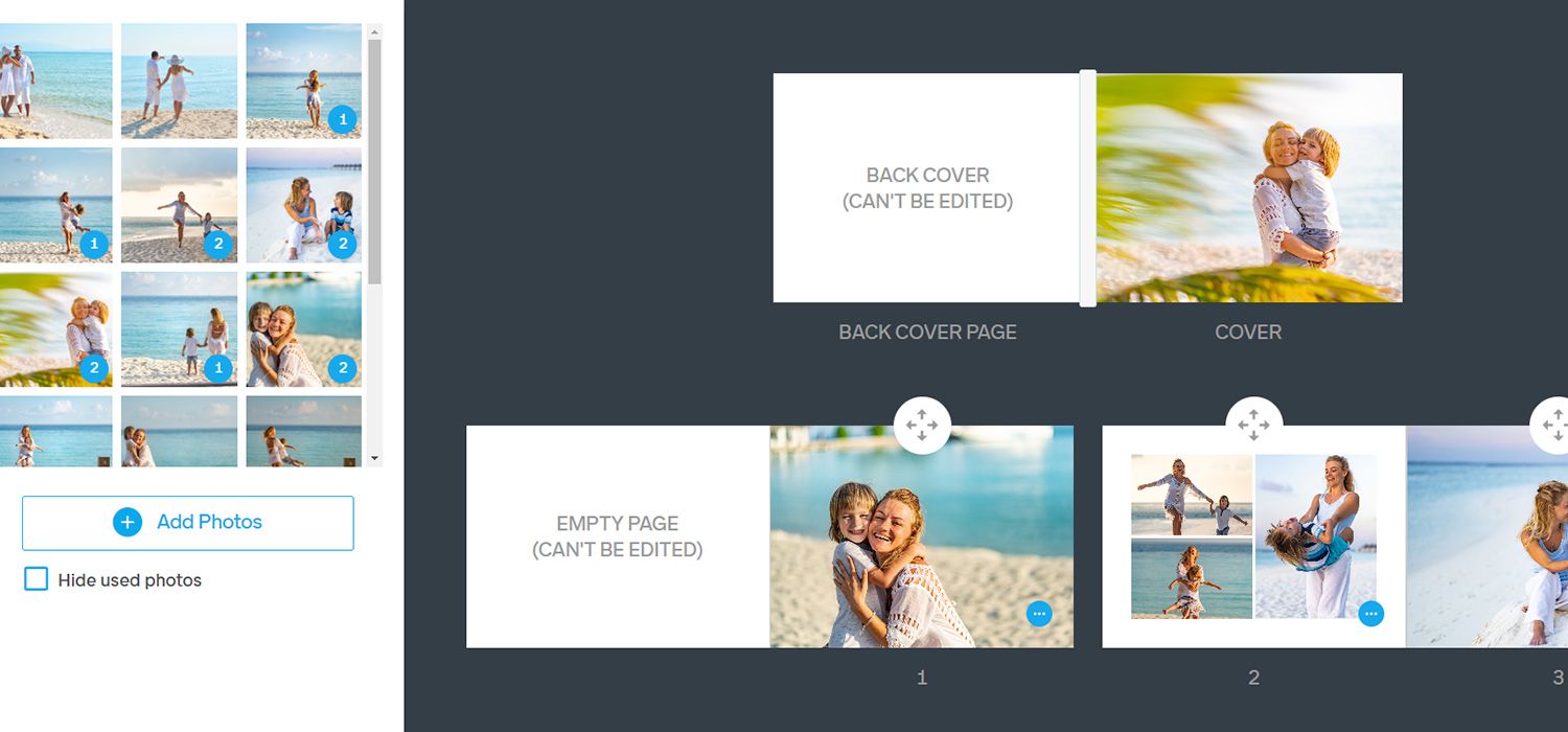 Designing your photo book