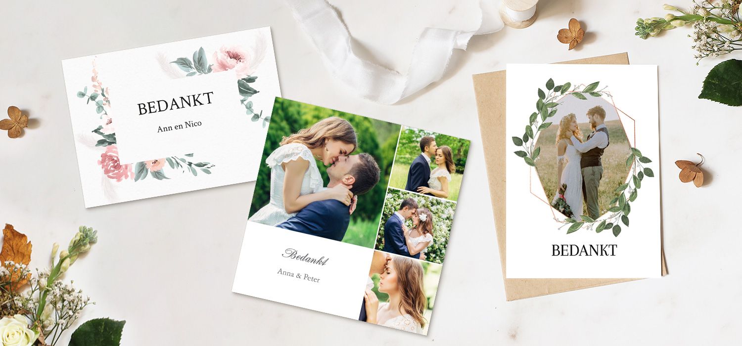 custom wedding thank you cards