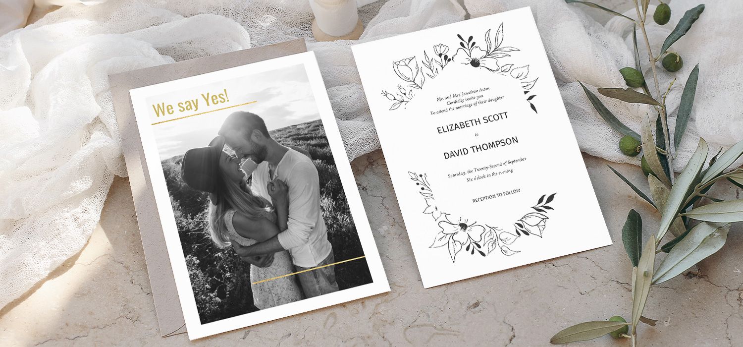 thumbnail image 2 of Personalised Wedding Day Greeting Card With Hearts, Bride & Groom Names, Handmade With Envelope 2 of 3