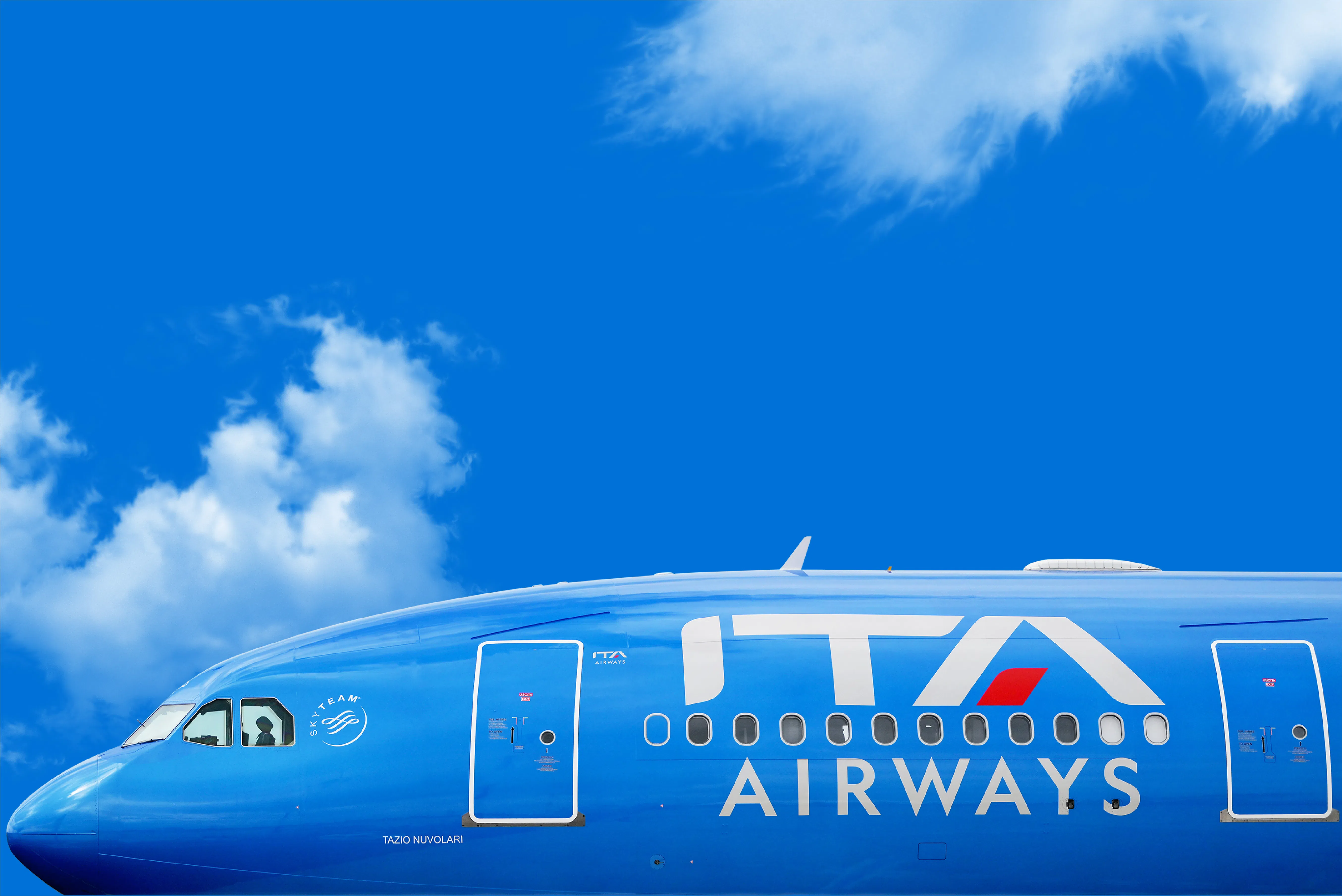 ITA Airways logo on Airbus A350-900