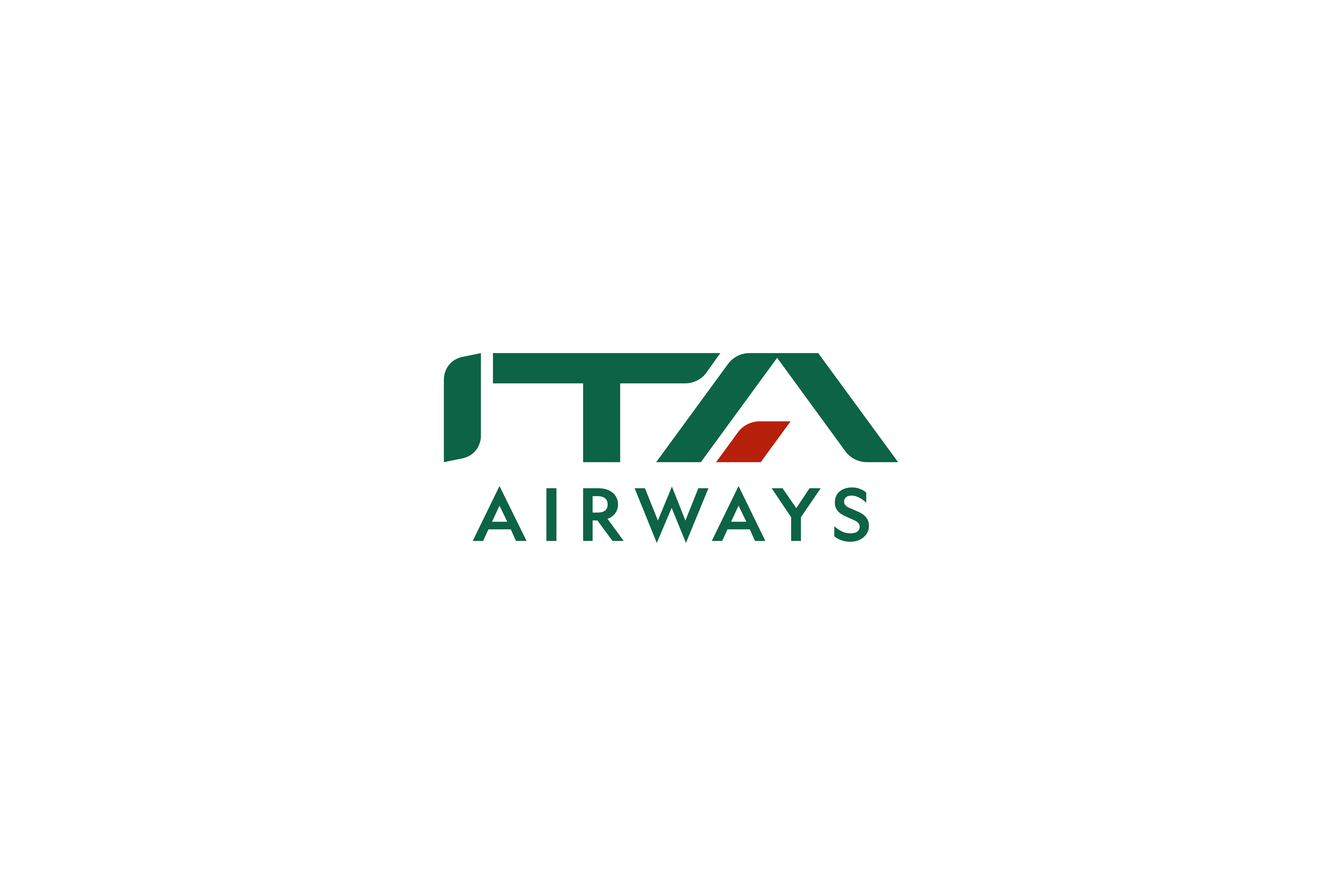 ITA Airways logo on white background