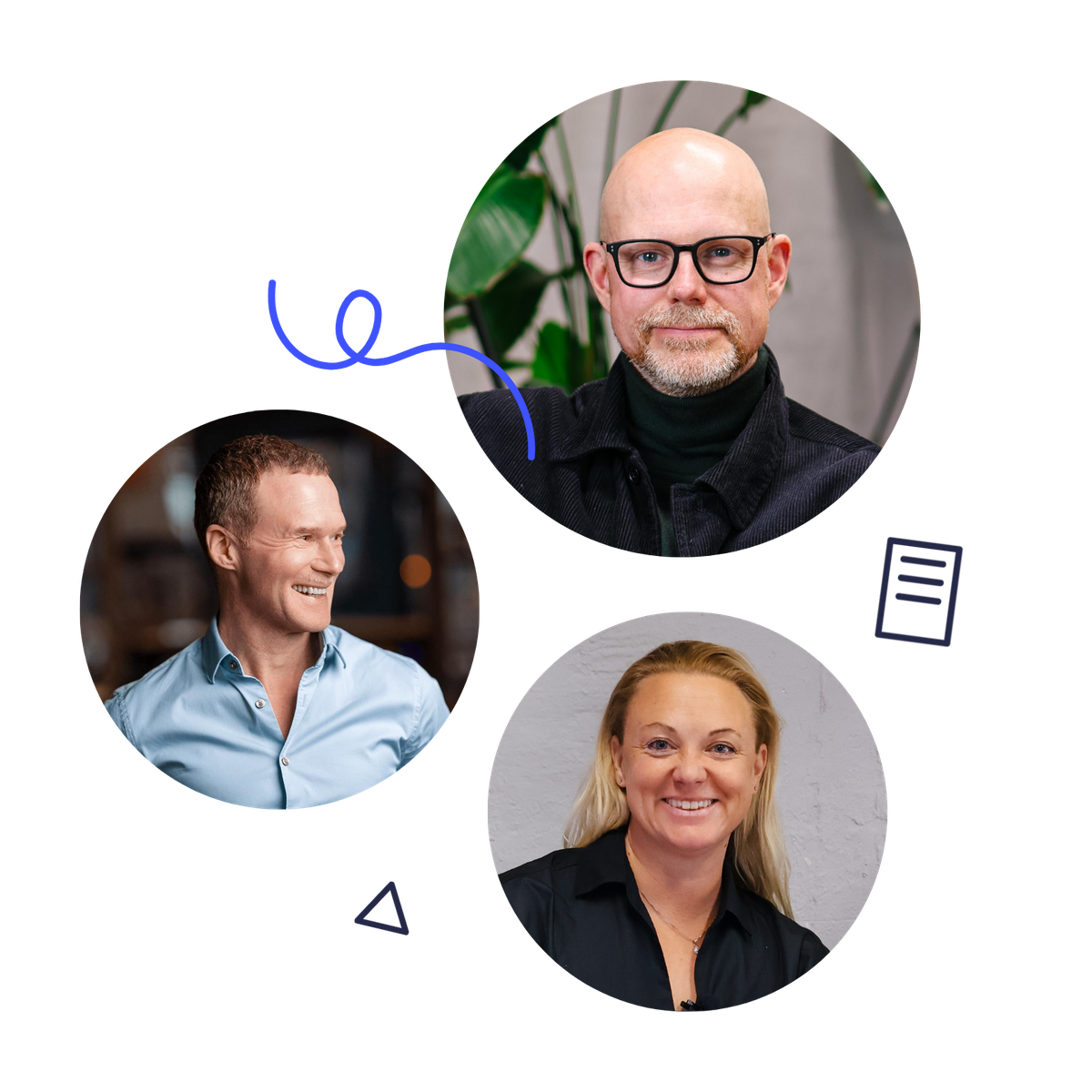 webinar speakers - erik lindholm, fredrik toreskog, åsa appelqvist