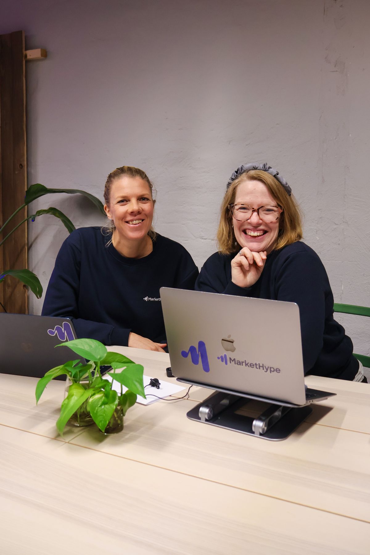 webinar two women and laptops